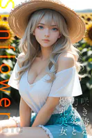 Sunflower 咲き誇る向日葵と爆乳美女【BigTitsClub】【vol.080】