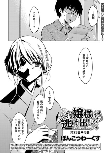 お嬢様は逃げ出した （23） | 30neko.com