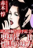 読者体験告白手記 29 奥様は性具の味方 II