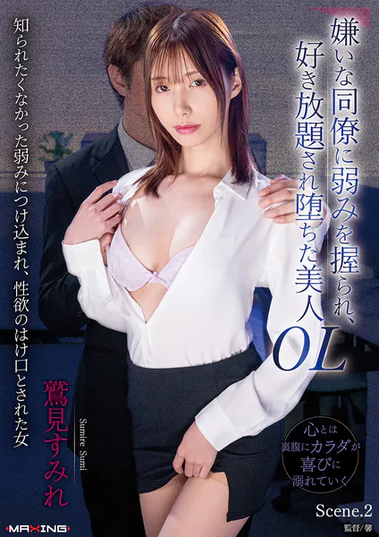 嫌いな同僚に弱みを握られ、好き放題され堕ちた美人OL 鷲見すみれ Scene.2