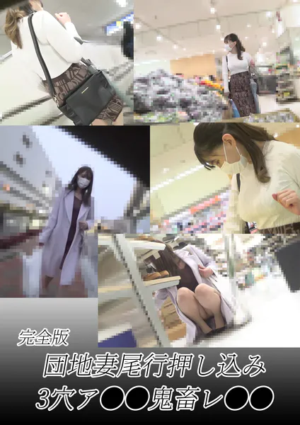 団地妻尾行押し込み3穴ア●●鬼畜レ●● 完全版 - アダルト写真集の書影