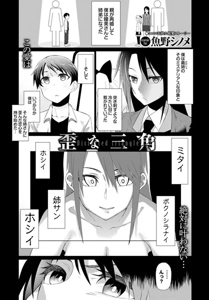 歪な三角