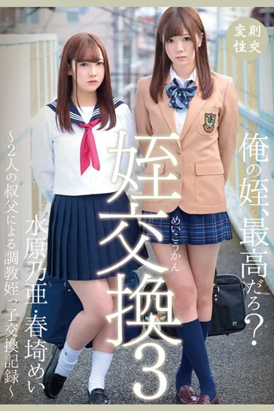 【顔射】姪交換 3 / 春埼めい 水原乃亜