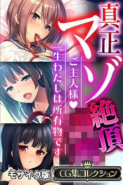 真正マゾ絶頂●● 〜ご主人様 一生わたしは所有物です〜【CG集コレクション】 モザイク版
