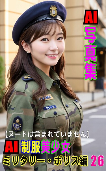 AI写真集 AI制服美少女 ミリタリー・ポリス編26