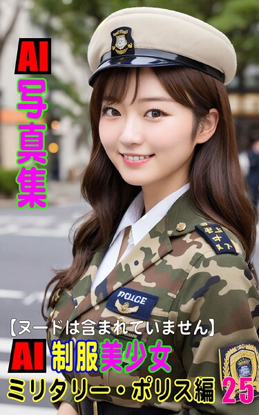 AI写真集 AI制服美少女 ミリタリー・ポリス編25