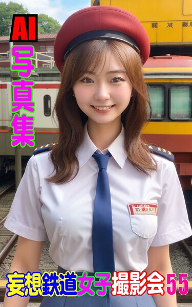 AI写真集 妄想鉄道女子撮影会 55