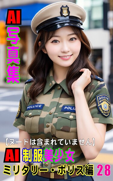 AI写真集 AI制服美少女 ミリタリー・ポリス編28
