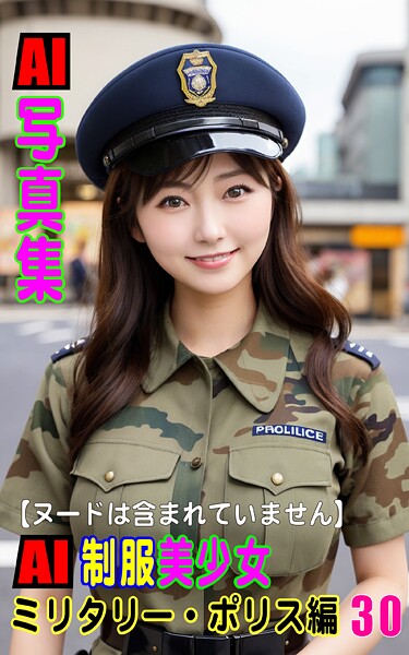 AI写真集 AI制服美少女 ミリタリー・ポリス編30
