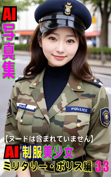 AI写真集 AI制服美少女 ミリタリー・ポリス編33