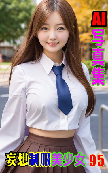 AI写真集 妄想制服美少女 95