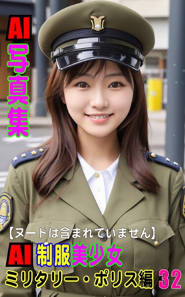 AI写真集 AI制服美少女 ミリタリー・ポリス編32