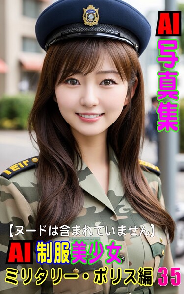 AI写真集 AI制服美少女 ミリタリー・ポリス編35
