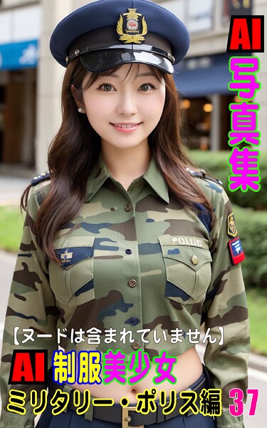 AI写真集 AI制服美少女 ミリタリー・ポリス編37