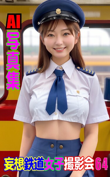 AI写真集 妄想鉄道女子撮影会 64