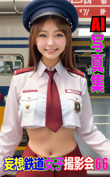 AI写真集 妄想鉄道女子撮影会 66