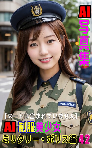 AI写真集 AI制服美少女 ミリタリー・ポリス編42