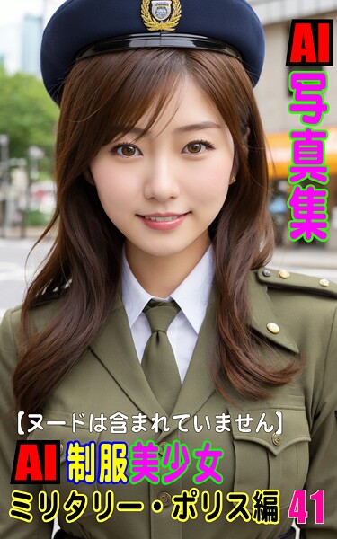 AI写真集 AI制服美少女 ミリタリー・ポリス編41