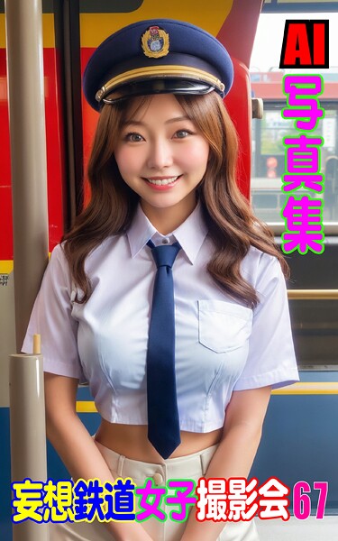 AI写真集 妄想鉄道女子撮影会 67