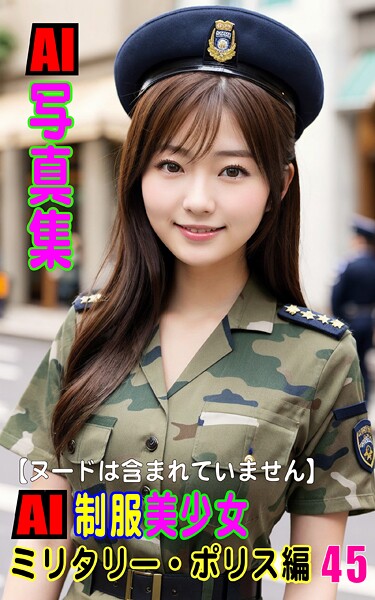 AI写真集 AI制服美少女 ミリタリー・ポリス編45