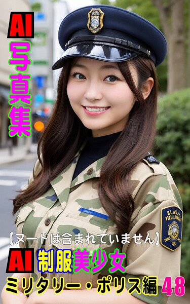 AI写真集 AI制服美少女 ミリタリー・ポリス編48