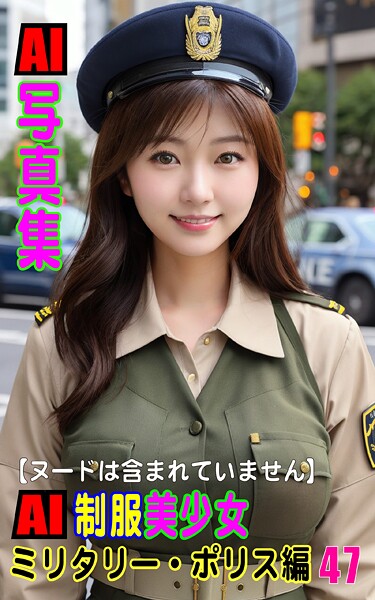 AI写真集 AI制服美少女 ミリタリー・ポリス編47
