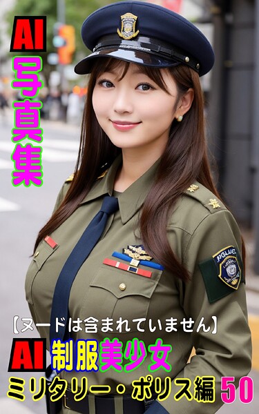 AI写真集 AI制服美少女 ミリタリー・ポリス編50