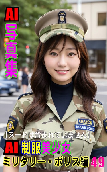 AI写真集 AI制服美少女 ミリタリー・ポリス編49