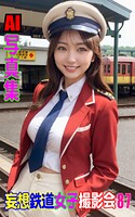 AI写真集 妄想鉄道女子撮影会 87