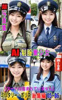AI写真集 AI制服美少女 ミリタリー・ポリス 総集編 05＋06