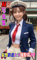 AI写真集 妄想鉄道女子撮影会 117