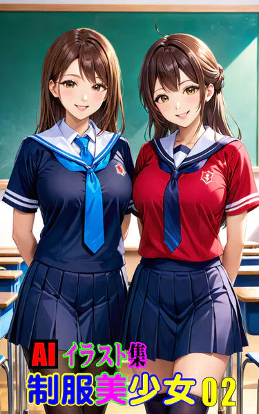 AIイラスト集 制服美少女02