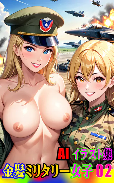 AIイラスト集 金髪ミリタリー女子02