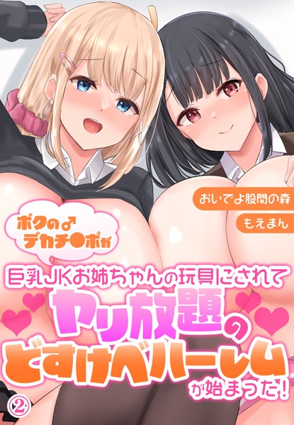 ボクのデカチ●ポが巨乳JKお姉ちゃんの玩具にされてヤリ放題のどすけべハーレムが始まった！2巻 | エロマンガデータベース