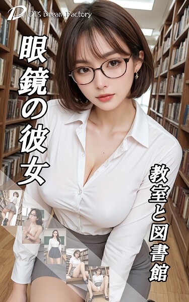 教室と図書館、眼鏡の彼女