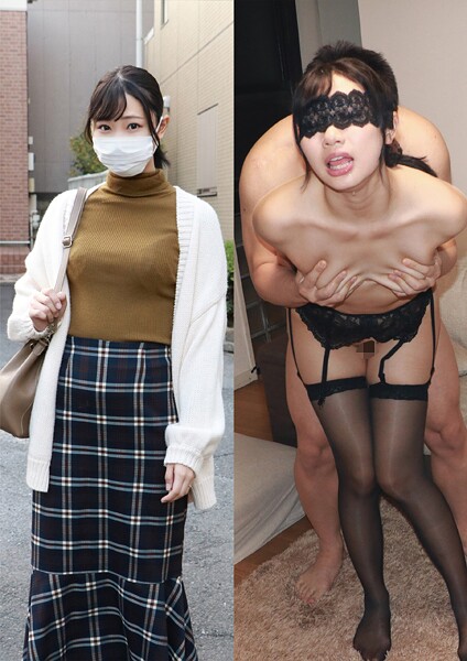 すらっと美脚高身長スレンダー奥様が初めてのNTR体験＞旦那様は思わず即イキ