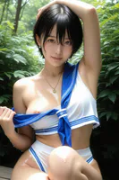 えーあいどる ― 水底の蒼に溶ける無垢な露出 ―